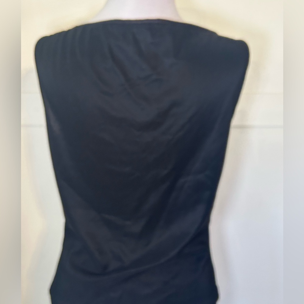 Linda Segal Artistic Print Sleeveless Top - Picture 4 of 7
